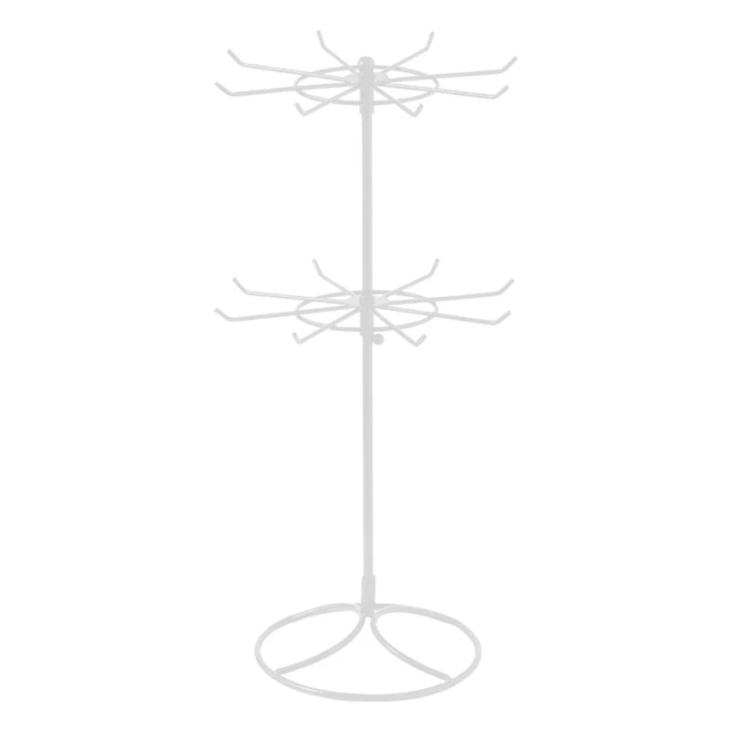 Rotary Jewelry Stand Rack Earrings Necklace Display Organizer Holder