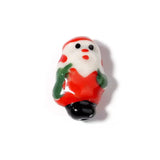 Christmas Lampwork Glass Beads Multicolor Loose Beads DIY Glass Making Bracelets