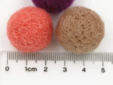 Hand Dyed Wool Felt Balls - Pick Your Own Colors