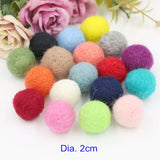 Hand Dyed Wool Felt Balls - Pick Your Own Colors