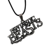 Fantastic Beasts Logo Metal Pendant Necklace for Men