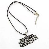 Fantastic Beasts Logo Metal Pendant Necklace for Men
