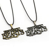 Fantastic Beasts Logo Metal Pendant Necklace for Men