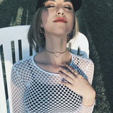 Harajuku Hollow Heart Choker Metal Colar Necklace