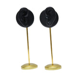 Ear Shaped Stud Holder Round Base Ear Model Earring Display Stand