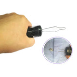2-in-1 Dressing Buttonhook Zipper Pull Helper Button Hook Parkinsons Aid