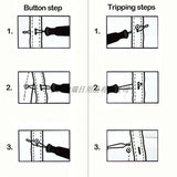 2 in 1 Dressing Buttonhook Zipper Pull Helper for Disabilities