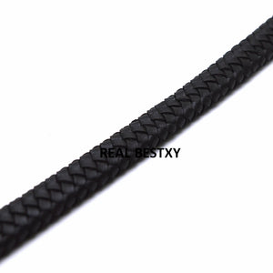2m Flat Cow Leather Cord Bracelet Necklace Findings DIY Jewelry