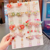 Vintage Tassel Hair Clip Antique Hairpin Hanfu Traditional Headdress