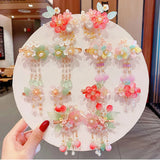 Vintage Tassel Hair Clip Antique Hairpin Hanfu Traditional Headdress