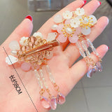 Vintage Tassel Hair Clip Antique Hairpin Hanfu Traditional Headdress