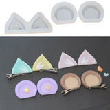 2-piece Set Cat Ears and Bear Ears Mold for DIY Personalized Frame Craft
