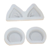 2-piece Set Cat Ears and Bear Ears Mold for DIY Personalized Frame Craft
