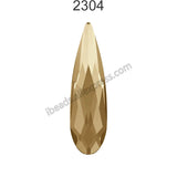 100% Original Crystals from Austria 2304 Raindrop Flat Back Rhinestone