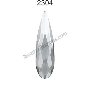 100% Original Crystals from Austria 2304 Raindrop Flat Back Rhinestone