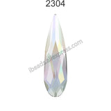 100% Original Crystals from Austria 2304 Raindrop Flat Back Rhinestone