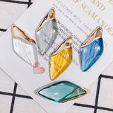 Resin Water Drop Earrings Accessories for Jewelry Making