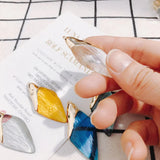 Resin Water Drop Earrings Accessories for Jewelry Making