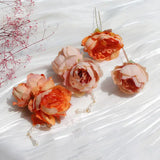 Vintage Hanfu Hairpin Head Jewelry Flower Clips Set