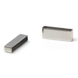 2 Pcs Stainless Steel Magnetic Buckle for Leather Bracelet DIY Jewelry Making