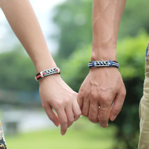Summer Lover Charm Bracelet Metal Dolphin Cow Leather Cuff Wristband