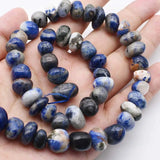 Natural Stone Irregular Oval Strand 10-14mm