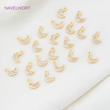 Mini Moon Charms Set for DIY Jewelry Making