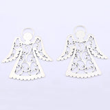 Tibetan Silver Large Angel Wings Charms Pendants DIY Necklace Jewelry Making
