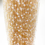2 Yard Long Copper Clip Bead Chain Bracelet Anklet Headwear Material