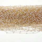 2 Yard Long Copper Clip Bead Chain Bracelet Anklet Headwear Material
