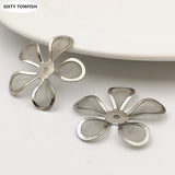 29mm Copper Mesh Flower Base Setting for DIY Jewelry
