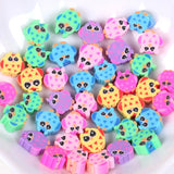 20-100 pcs Butterfly Clay Beads for Kids Jewelry DIY Making