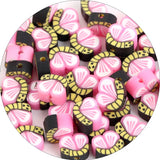 20-100 pcs Butterfly Clay Beads for Kids Jewelry DIY Making
