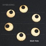 1000pcs Brass Round Circle Pendant Finding for Jewelry Making (22.5mm)