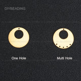 1000pcs Brass Round Circle Pendant Finding for Jewelry Making (22.5mm)