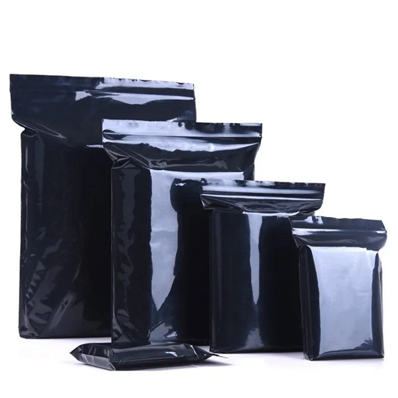 20-100PCS PE Ziplock Packaging Bag for Food Snack Coffee Tea