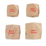 20-100Pcs Beech Wooden Round Beads Necklace Bracelet Jewelry Making
