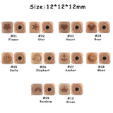 20-100Pcs Beech Wooden Round Beads Necklace Bracelet Jewelry Making