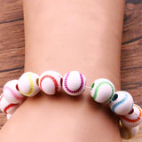 20-100Pcs Acrylic Sport Beads for DIY Jewelry Making