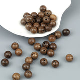 20-100Pcs Wood Spacer Beads 8MM Charm Round Beads Jewelry DIY Bracelets Necklace