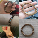 20-100Pcs Wood Spacer Beads 8MM Charm Round Beads Jewelry DIY Bracelets Necklace