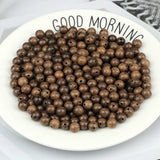 20-100Pcs Wood Spacer Beads 8MM Charm Round Beads Jewelry DIY Bracelets Necklace