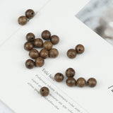 20-100Pcs Wood Spacer Beads 8MM Charm Round Beads Jewelry DIY Bracelets Necklace