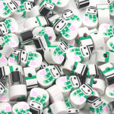 Christmas Polymer Clay Beads Snowman Snowflake Spacer For Jewelry Making