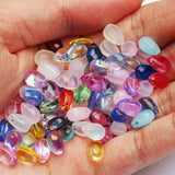 20-100pcs Mixed Water Drop Shape Beads Czech Glass Loose Spacer Beads