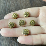 Alloy Peony Flower Bead Connectors for Jewelry Making DIY
