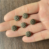 Alloy Peony Flower Bead Connectors for Jewelry Making DIY