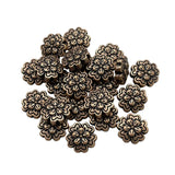 Alloy Peony Flower Bead Connectors for Jewelry Making DIY