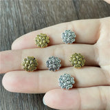 Alloy Peony Flower Bead Connectors for Jewelry Making DIY