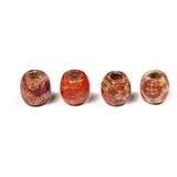 20-100pcs Mixed Printed Wood Beads Large Hole Bead DIY Jewelry Accessories